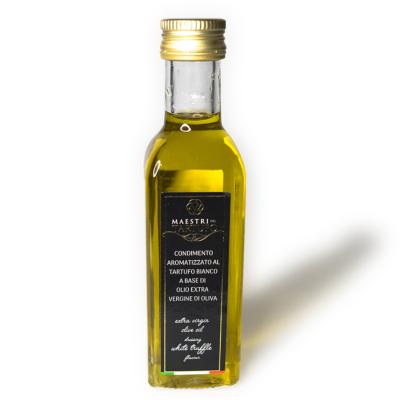 Huile d'olive extra vierge aromatisée à la truffe blanche Giuliano Tartufi - 100 ml Condiment Italien