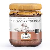 Sauce de saucisses et cpes sans gluten " La Dispensa Toscana " - 180 gr 100% rag Italien