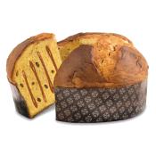 Panettone aux Marrons Glacés "Albertengo" emballé à la main - 1000 gr Cadeau de Noël