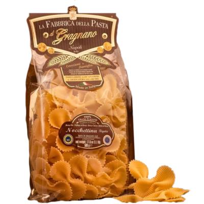 Pâtes de Gragnano I.G.P. Nocchettina rayé "Fabbrica della Pasta" - 500 gr Pâtes artisanales typiques de Naples