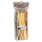 Ptes de Gragnano I.G.P. 'E Mafaldine tricolores "Fabbrica della Pasta" - 500 gr Ptes artisanales typiques de Naples