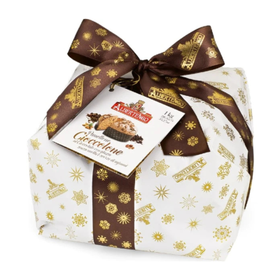 Panettone au Chocolat Cioccolone "Albertengo" emballé à la main - 1000 gr