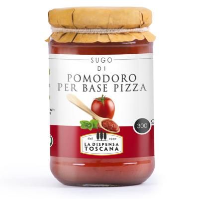 Sauce Tomate pour Pizza Végan & San Gluten " La Dispensa Toscana " - 300 gr 100% aux tomates de Toscane