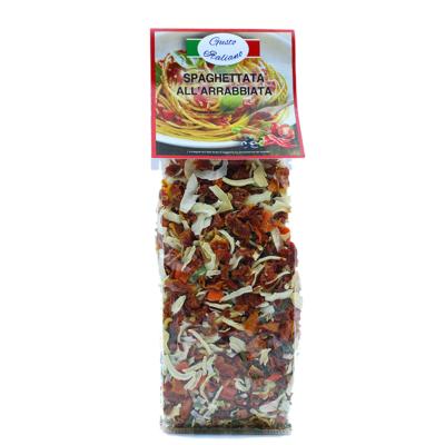 Préparation ingrédients des épices pour pâtes italiennes Arrabbiata – 100 gr