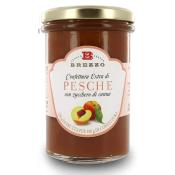 Confiture Extra de pches au sucre de canne Brezzo - 350 gr Italienne