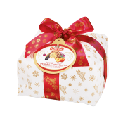 Panettone Pche et Chocolat "Albertengo" emball  la main - 1000 gr