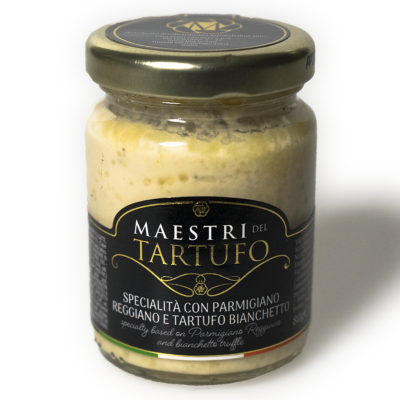 Crème avec Parmigiano Reggiano et Truffe Bianchetto Giuliano Tartufi - 130 gr Idéal pour les pâtes