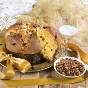 Panettone Grand Piémont au Vin Moscato "Albertengo" emballé à la main - 1000 gr