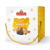 Panettone au Sabayon Sans glaage "Albertengo" en boite - 1000 gr