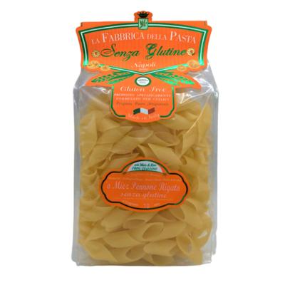 Pâtes sans gluten de Gragnano I.G.P. ‘O Miez Pennone "Fabbrica della Pasta" - 500 gr Pâtes artisanales typiques de Naples