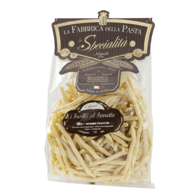 Pâtes de Gragnano I.G.P. Fusilli al Ferretto "Fabbrica della Pasta" - 500 gr Pâtes artisanales typiques de Naples