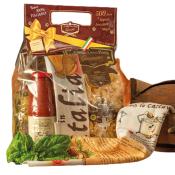 Coffret cadeau Sac ptes & sauce "La Fabbrica della Pasta" Ptes de Gragnano I.G.P. - Ptes artisanales typiques de Naples