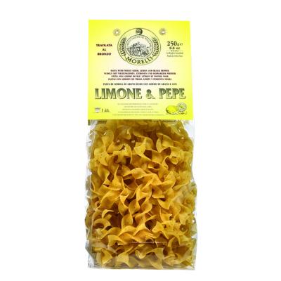 Pâtes au germe de blé au citron et poivre Pappardelline Morelli - 250 gr Pâtes artisanales toscanes